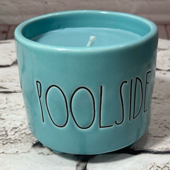 RAE DUNN citronella water blossom candle/planter - Picture 1 of 5